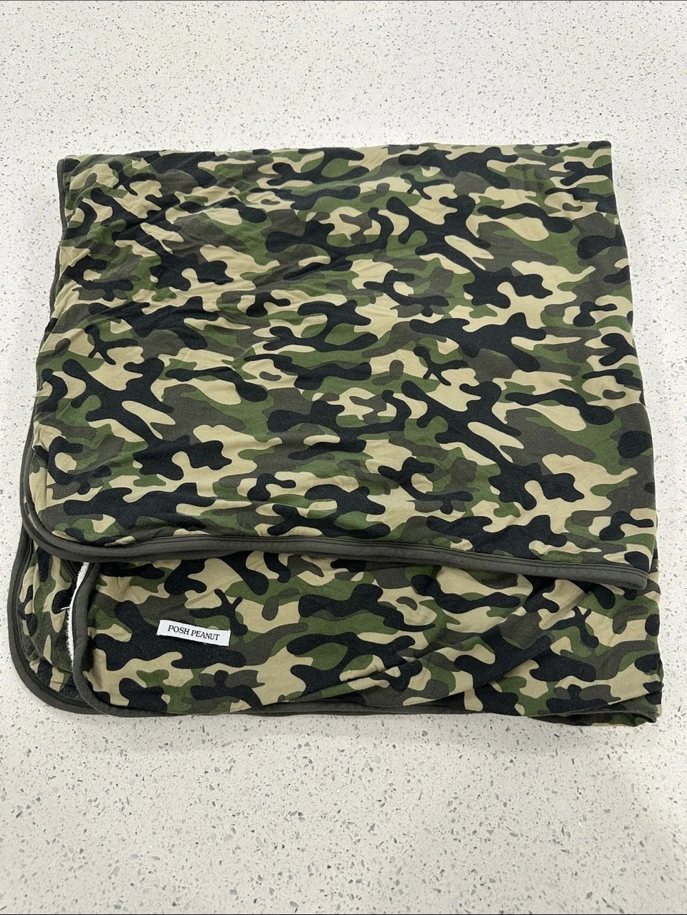 Posh Peanut Green & Khaki Camo Towel